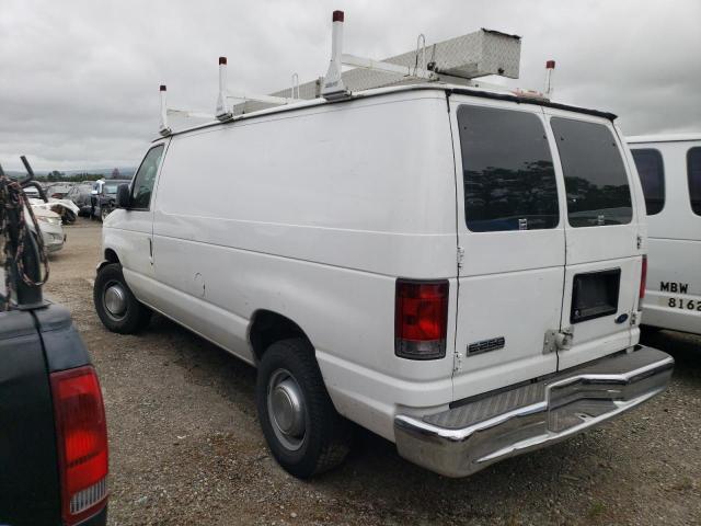 1FTNE24L28DB14089 - 2008 FORD ECONOLINE E250 VAN WHITE photo 2