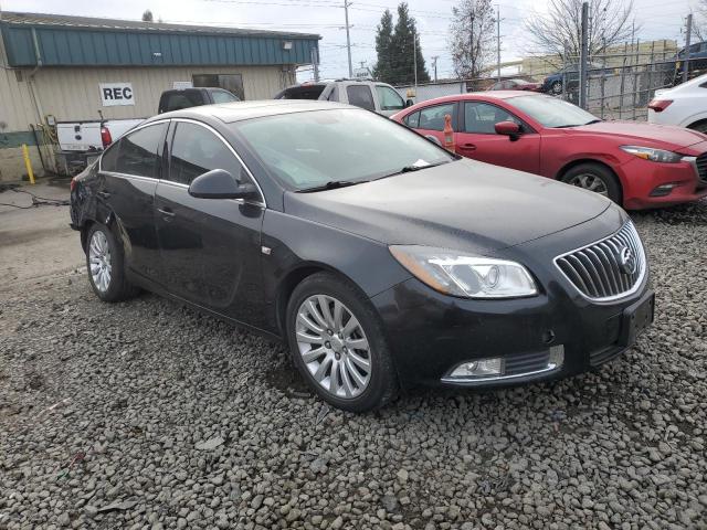 W04GX5GV1B1063950 - 2011 BUICK REGAL CXL BLACK photo 4