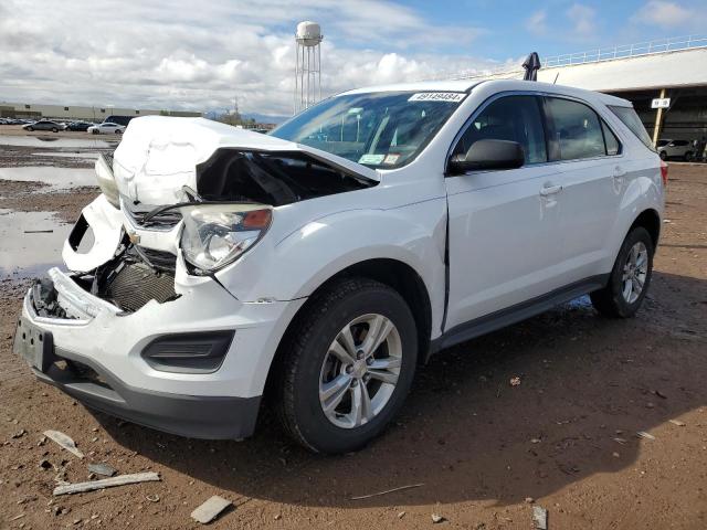 2GNFLEEK2G6294244 - 2016 CHEVROLET EQUINOX LS WHITE photo 1