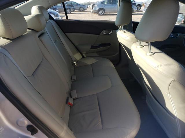 2HGFB2F97CH513009 - 2012 HONDA CIVIC EXL ვერცხლისფერი ფოტო 10