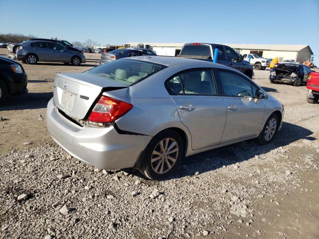 2HGFB2F97CH513009 - 2012 HONDA CIVIC EXL SILVER photo 3