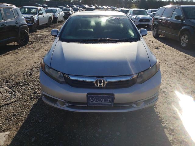 2HGFB2F97CH513009 - 2012 HONDA CIVIC EXL SILVER photo 5