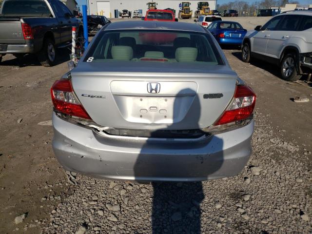 2HGFB2F97CH513009 - 2012 HONDA CIVIC EXL SILVER photo 6