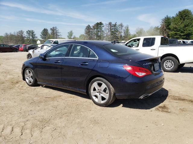 WDDSJ4GB0JN572782 - 2018 MERCEDES-BENZ CLA 250 4MATIC BLUE photo 2