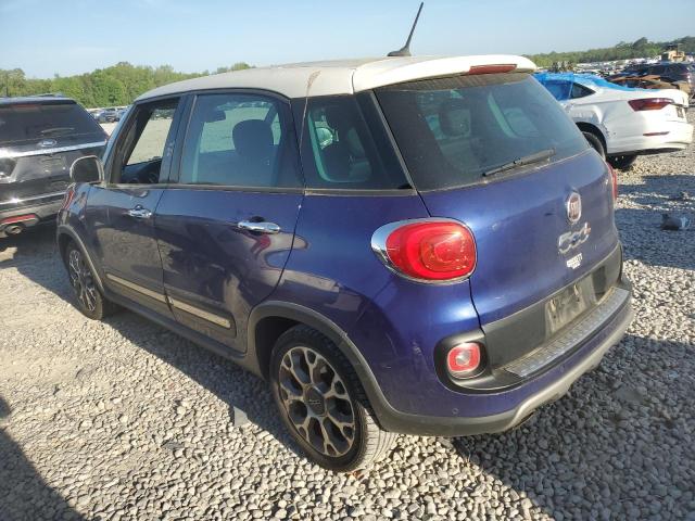 ZFBCFADH0FZ034528 - 2015 FIAT 500L TREKKING BLUE photo 2