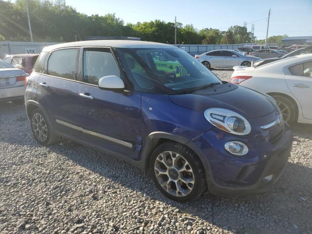 ZFBCFADH0FZ034528 - 2015 FIAT 500L TREKKING BLUE photo 4