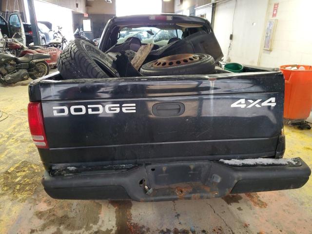 1B7GG2AN0YS787886 - 2000 DODGE DAKOTA QUAD BLACK photo 10