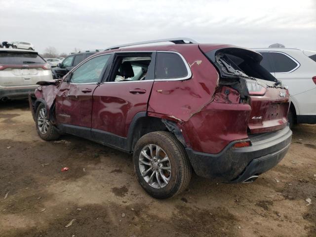 1C4PJMLX8LD633791 - 2020 JEEP CHEROKEE LATITUDE PLUS BURGUNDY photo 2