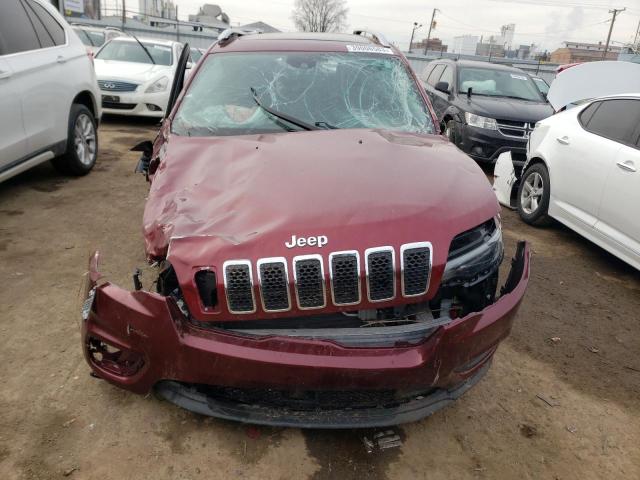 1C4PJMLX8LD633791 - 2020 JEEP CHEROKEE LATITUDE PLUS BURGUNDY photo 5