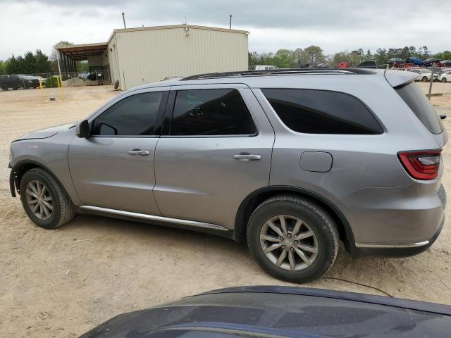 1C4RDHAG8HC610745 - 2017 DODGE DURANGO SXT SILVER photo 2