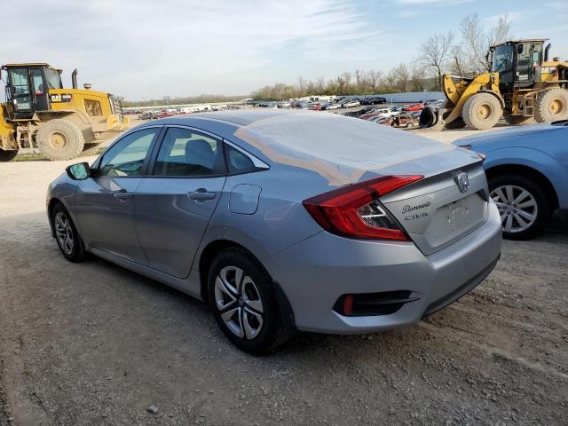 19XFC2F52JE000865 - 2018 HONDA CIVIC LX SILVER photo 2