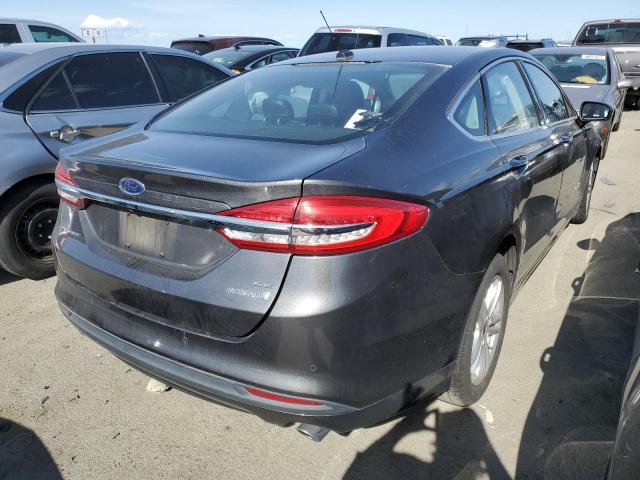 3FA6P0LU8JR277667 - 2018 FORD FUSION SE HYBRID GRAY photo 3