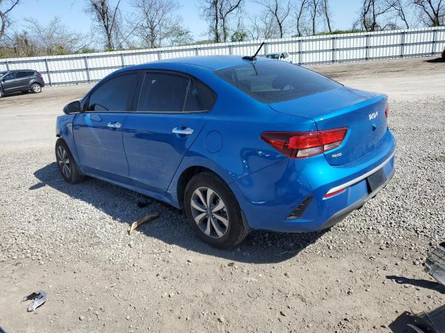 3KPA24AD7PE548103 - 2023 KIA RIO LX BLUE photo 2