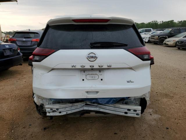 5N1AT3CA7MC752196 - 2021 NISSAN ROGUE SL WHITE photo 6