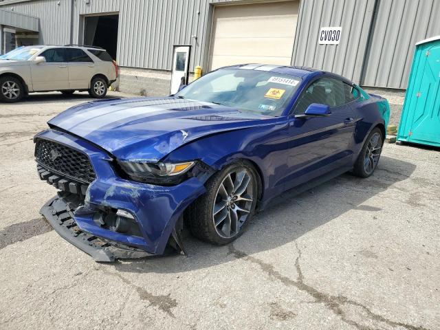 1FA6P8TH4G5305915 - 2016 FORD MUSTANG BLUE photo 1