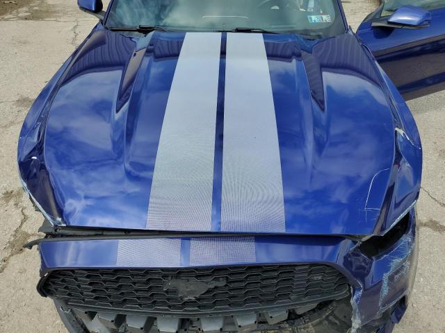 1FA6P8TH4G5305915 - 2016 FORD MUSTANG BLUE photo 11
