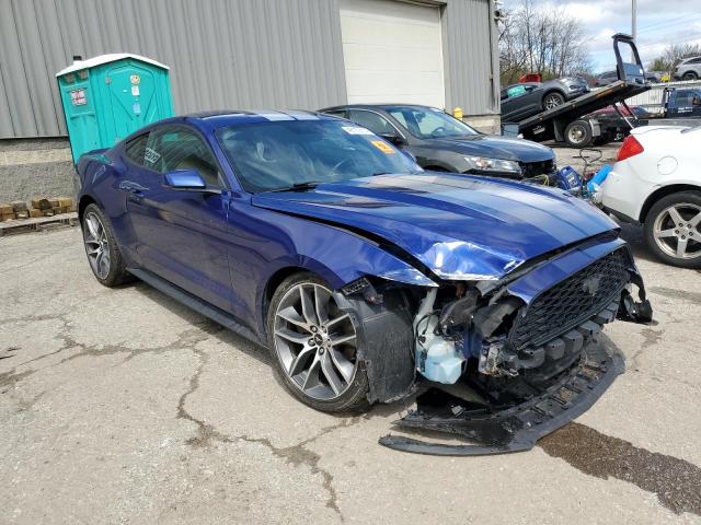 1FA6P8TH4G5305915 - 2016 FORD MUSTANG BLUE photo 4