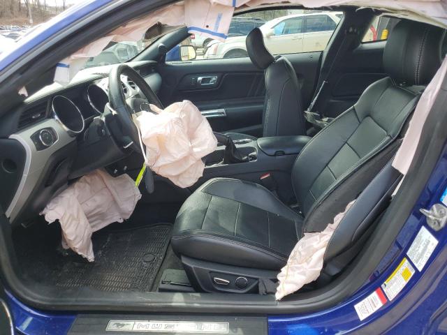 1FA6P8TH4G5305915 - 2016 FORD MUSTANG BLUE photo 7