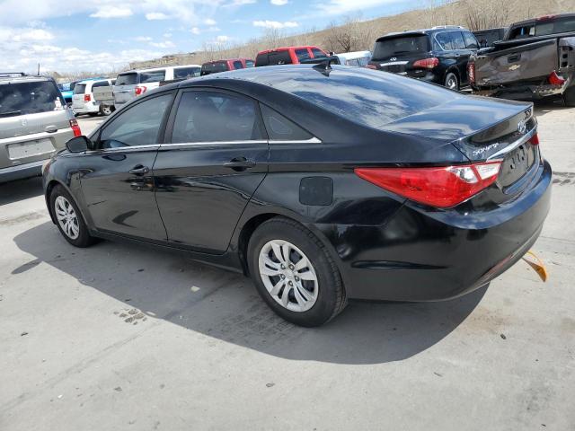 5NPEB4ACXCH379242 - 2012 HYUNDAI SONATA GLS BLACK photo 2