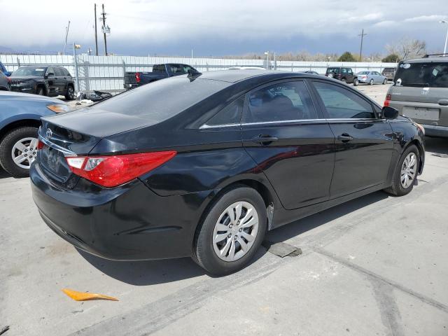 5NPEB4ACXCH379242 - 2012 HYUNDAI SONATA GLS BLACK photo 3