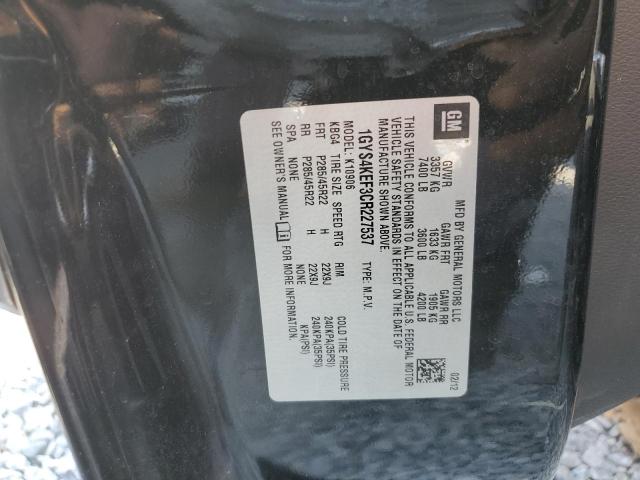 1GYS4KEF3CR227537 - 2012 CADILLAC ESCALADE ESV PLATINUM Qara foto 14