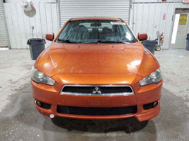 JA32U8FWXAU028629 - 2010 MITSUBISHI LANCER GTS ORANGE photo 5