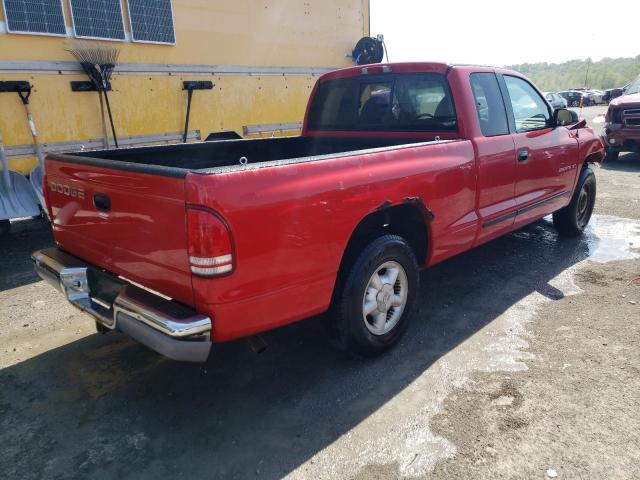 1B7GL22X5WS757744 - 1998 DODGE DAKOTA RED photo 3