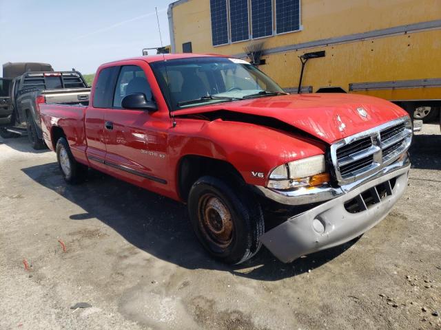 1B7GL22X5WS757744 - 1998 DODGE DAKOTA RED photo 4