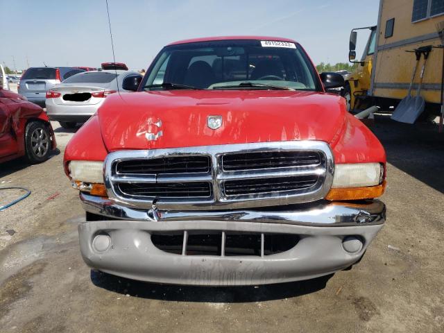 1B7GL22X5WS757744 - 1998 DODGE DAKOTA RED photo 5