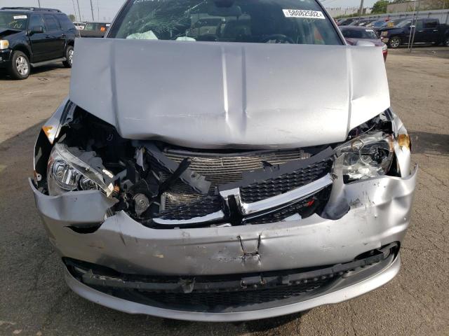 2C4RDGCG8KR623811 - 2019 DODGE GRAND CARA SXT SILVER photo 9