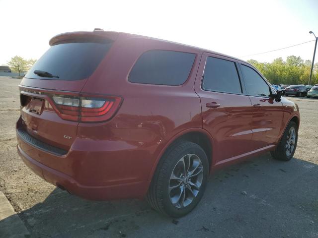 1C4RDJDGXKC825019 - 2019 DODGE DURANGO GT RED photo 3