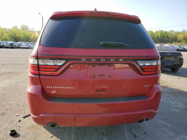 1C4RDJDGXKC825019 - 2019 DODGE DURANGO GT RED photo 6