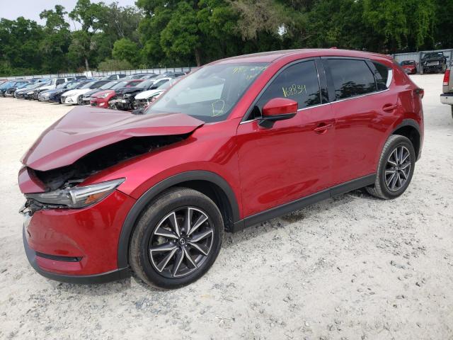 JM3KFADM7J1374490 - 2018 MAZDA CX-5 GRAND TOURING RED photo 1