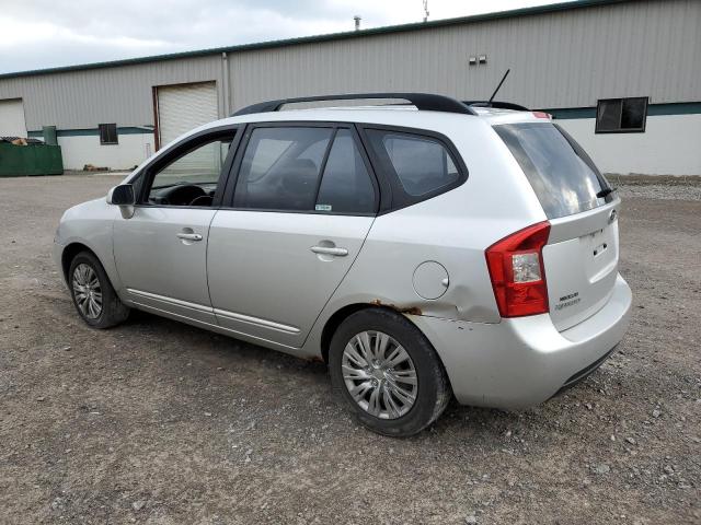 KNAFG528497240708 - 2009 KIA RONDO BASE SILVER photo 2