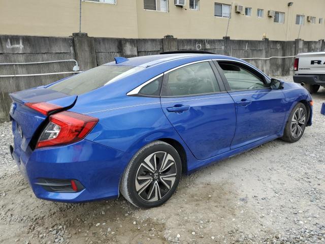 JHMFC1F38JX020710 - 2018 HONDA CIVIC EX BLUE photo 3