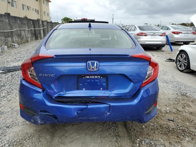 JHMFC1F38JX020710 - 2018 HONDA CIVIC EX BLUE photo 6