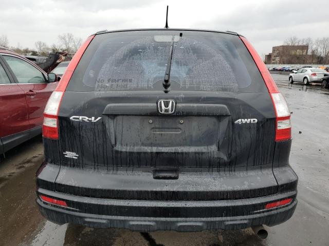 5J6RE4H32BL000642 - 2011 HONDA CRV LX BLACK photo 6