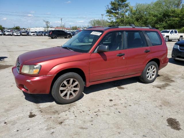 JF1SG65655H719909 - 2005 SUBARU FORESTER 2.5XS Бордовый фото 1
