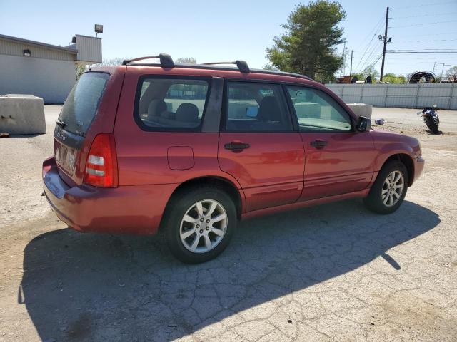 JF1SG65655H719909 - 2005 SUBARU FORESTER 2.5XS BURGUNDY photo 3