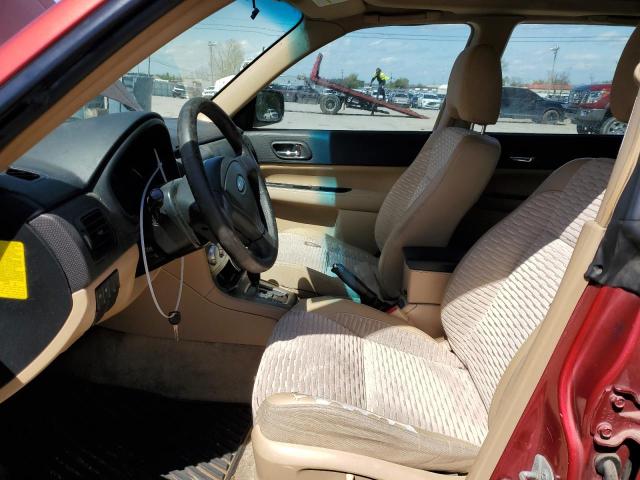 JF1SG65655H719909 - 2005 SUBARU FORESTER 2.5XS Бордовый фото 7