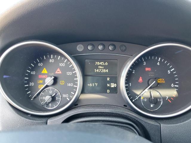 4JGBB8GB1BA671517 - 2011 MERCEDES-BENZ ML 350 4MATIC GRAY photo 9