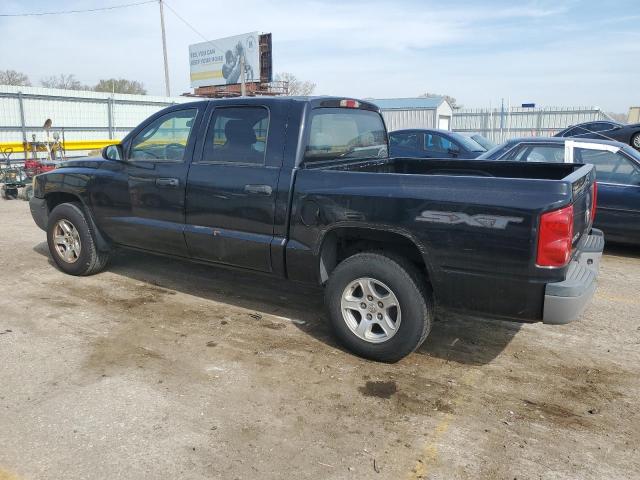 1D7HE28K67S218390 - 2007 DODGE DAKOTA QUAD BLACK photo 2