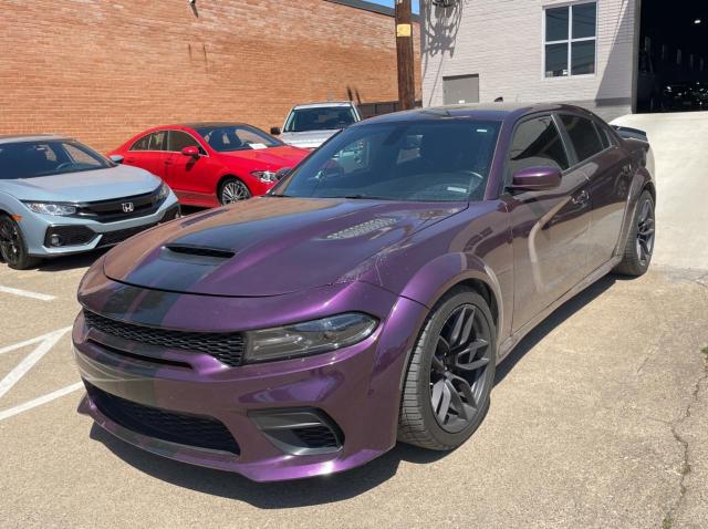 2C3CDXGJ2LH221872 - 2020 DODGE CHARGER SCAT PACK PURPLE photo 2