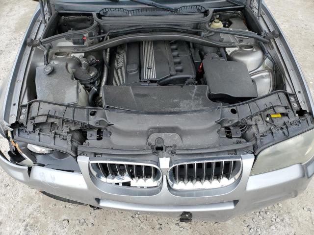 WBXPA93476WG88797 - 2006 BMW X3 3.0I SILVER photo 11