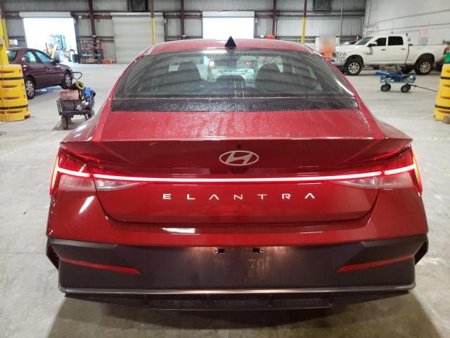 KMHLS4DG0RU688735 - 2024 HYUNDAI ELANTRA SEL RED photo 6