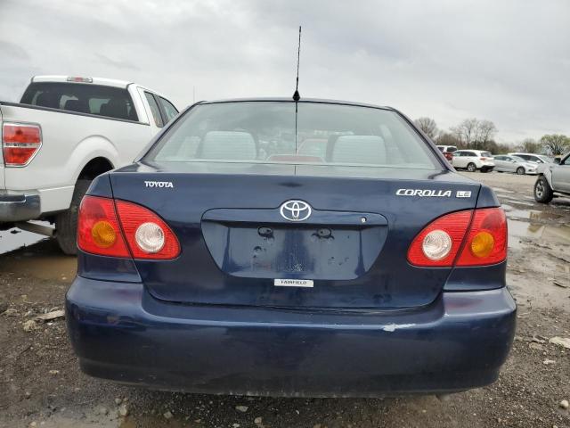 1NXBR38E53Z072918 - 2003 TOYOTA COROLLA CE BLUE photo 6