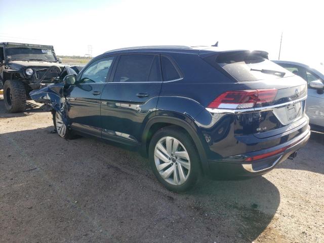 1V2HE2CA1NC218845 - 2022 VOLKSWAGEN ATLAS CROS SE ლურჯი ფოტო 2