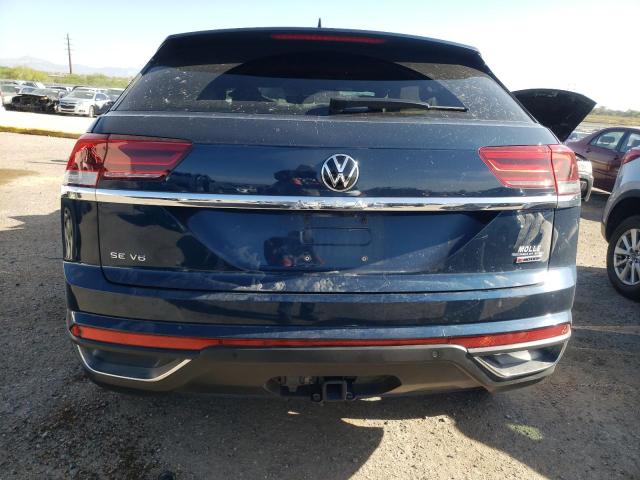 1V2HE2CA1NC218845 - 2022 VOLKSWAGEN ATLAS CROS SE BLUE photo 6