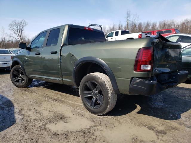 1C6RR7GG6MS546084 - 2021 RAM 1500 CLASS SLT GREEN photo 2