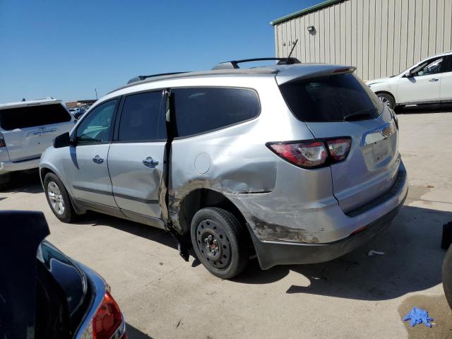 1GNKRFED4DJ253357 - 2013 CHEVROLET TRAVERSE LS SILVER photo 2